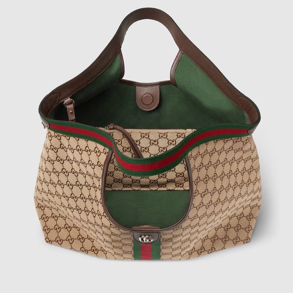 Gucci Beige Monogram Tote Brand New tags attached! Still in box - Picture 6 of 16